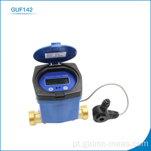 Medidor de água digital ultrassônico Mbus líquido alimentado por bateria